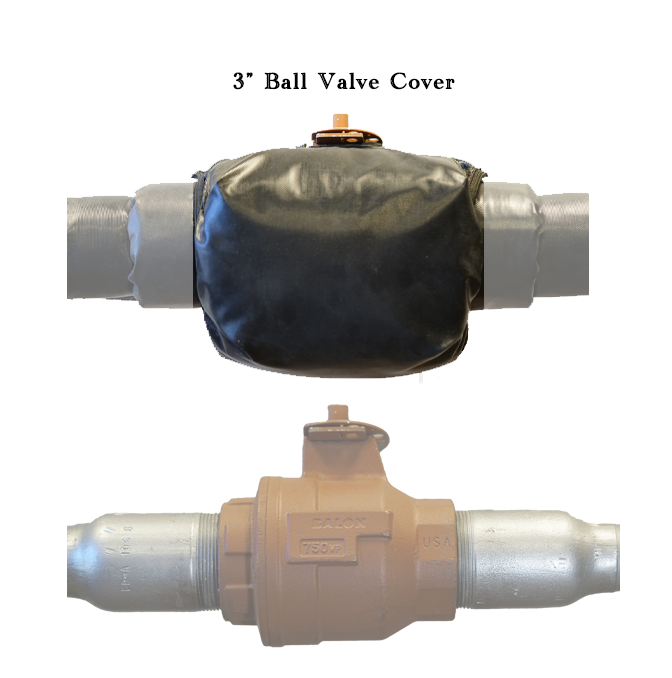 3 inch ball valve cover