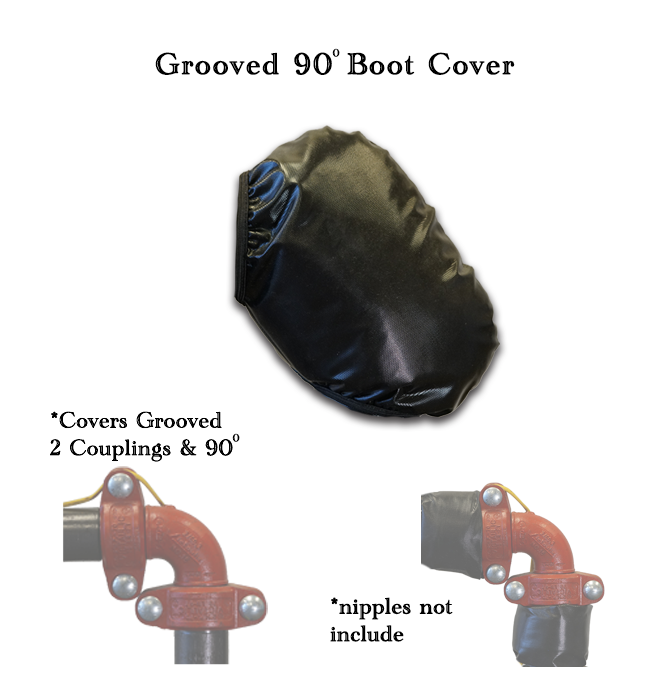 grooved 90 boot cover